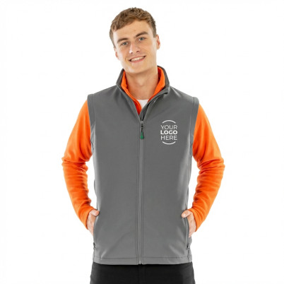Gilet softshell Result senza maniche con colletto alto