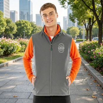 Gilet softshell Result senza maniche con colletto alto