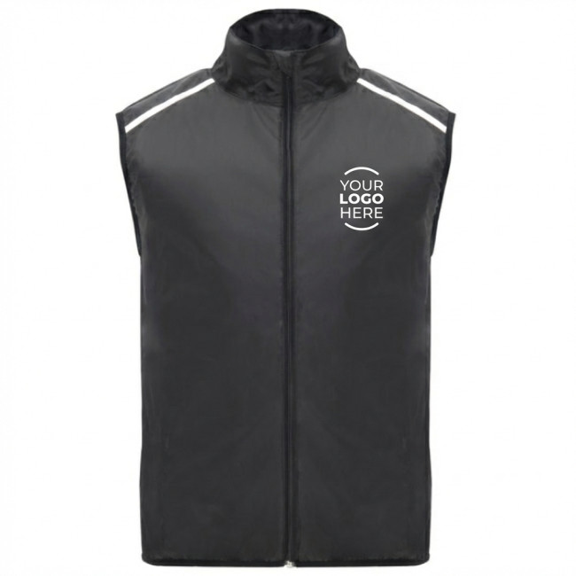 Gilet personalizzato - Gilet tecnico leggero personalizzabile con dettagli riflettenti e taschino elastico