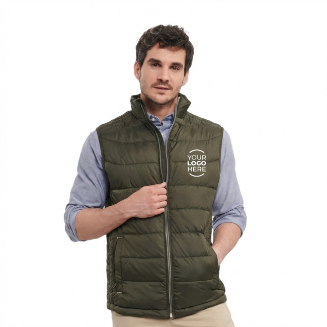 Gilet personalizzato - Gilet tecnico personalizzabile Russell con imbottitura Dupont Sorona