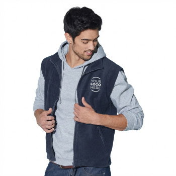 Gilet personalizzato - Gilet termico daiber con colletto alla coreana e tasche zip