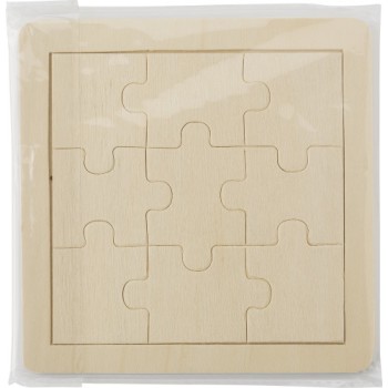 Gioco del puzzle personalizzabile in legno Alvaro