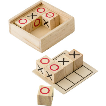 Gioco del Tris in legno Alessio