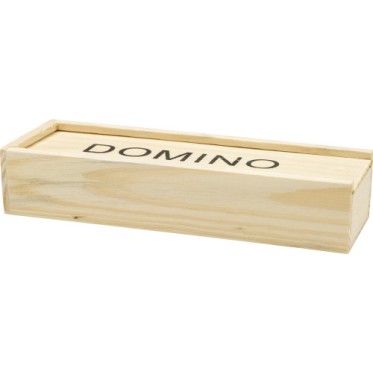 Giochi bambini personalizzati con logo - Gioco Domino in legno Enid