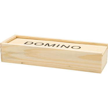 Gioco domino in legno personalizzabile Impression set completo con scatola