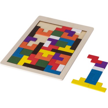 Gadget ecologico ecosostenibile personalizzato - regalo aziendale - Gioco puzzle in legno 40 pezzi Skyla