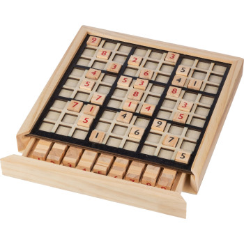 Giochi bambini personalizzati con logo - Gioco Sudoku in legno Christa