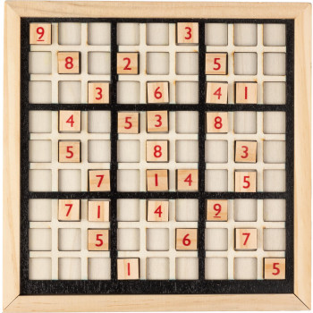 Giochi bambini personalizzati con logo - Gioco Sudoku in legno Christa