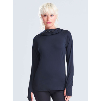 Girlie Cool Cowl Neck Top