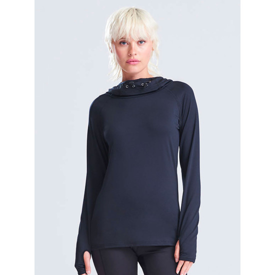 Girlie Cool Cowl Neck Top