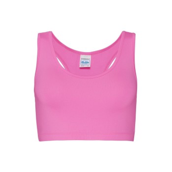 Canotte donna personalizzate con logo - Girlie Cool Sports Crop Top