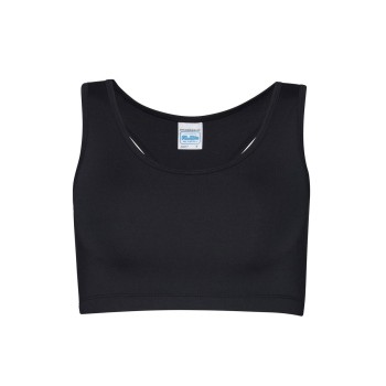 Canotte donna personalizzate con logo - Girlie Cool Sports Crop Top