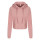 Felpa cropped personalizzabile Just Hoods con cappuccio e tasca marsupio