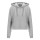 Felpa cropped personalizzabile Just Hoods con cappuccio e tasca marsupio