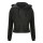 Felpa cropped personalizzabile Just Hoods con cappuccio e tasca marsupio