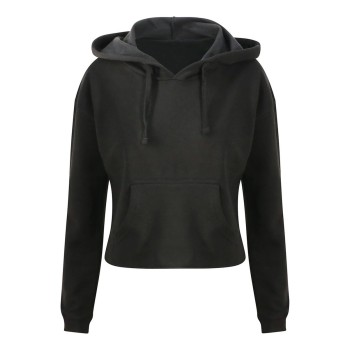Felpe donna personalizzate con logo - Girlie Cropped Hoodie