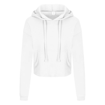 Felpe donna personalizzate con logo - Girlie Cropped Hoodie