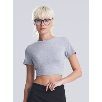 Girlie Tri-Blend Cropped T