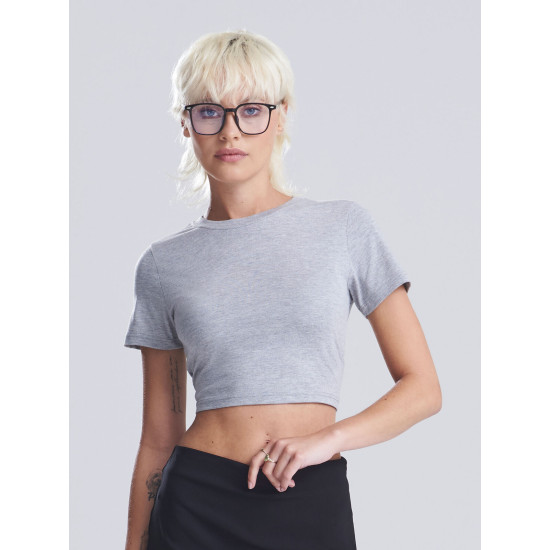 Girlie Tri-Blend Cropped T