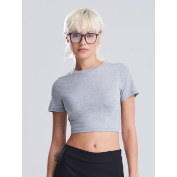 Girlie Tri-Blend Cropped T