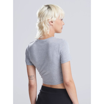 Girlie Tri-Blend Cropped T