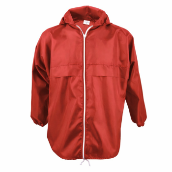 Giubbino personalizzabile con cappuccio regolazione vita e zip centrale