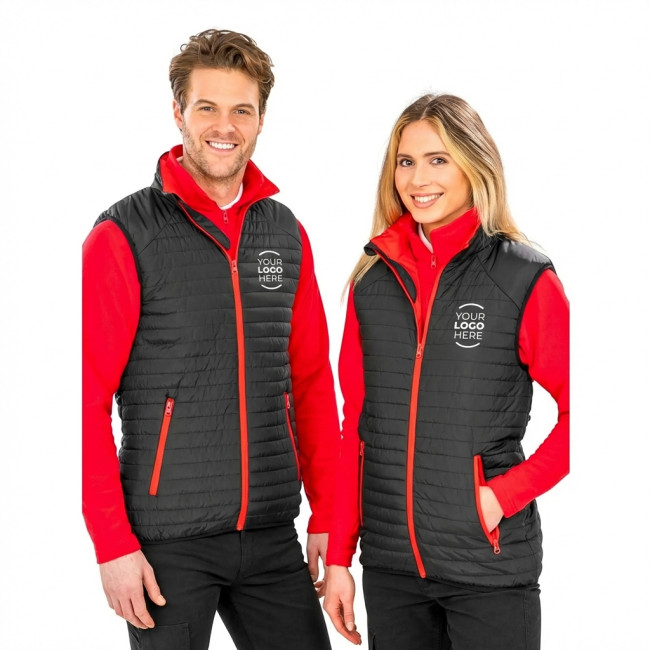 Gilet personalizzato - Giubbotto smanicato impermeabile personalizzabile Result antivento traspirante