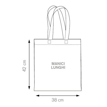 Shopper in cotone personalizzata con logo - GIZA 130