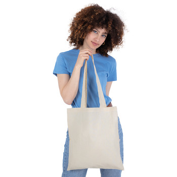 Shopper in cotone personalizzata con logo - GIZA 130