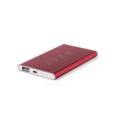 Powerbank compatto personalizzabile 4000 mAh con protezione sicurezza