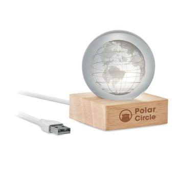 GLOBE LIGHT - Palla di vetro a globo LED