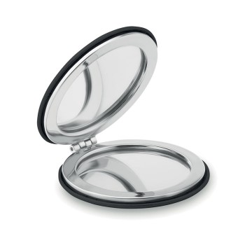 Prodotti bellezza personalizzati personalizzati - GLOW ROUND - Specchietto rotondo in PU
