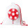 Sacchetto zaino personalizzabile nylon bicolore con doppia corda