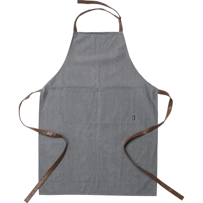 gadget ecologici con logo - Grembiule Baylor | Riciclato e cotone | Spalline regolabili