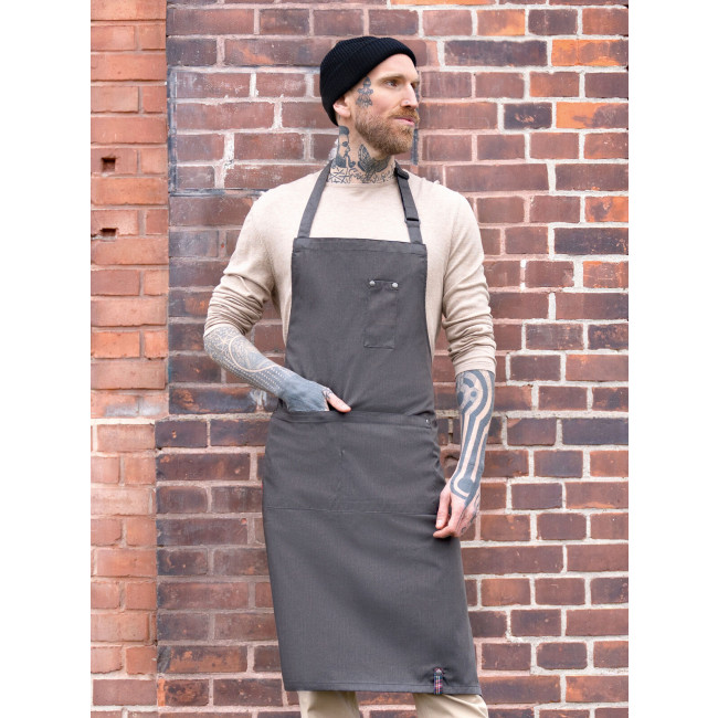 Grembiule con pettorina stile denim ROCK CHEF®-Stage2