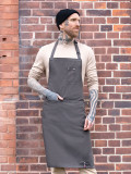 Grembiule con pettorina stile denim ROCK CHEF®-Stage2