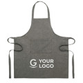 Grembiule da cucina personalizzabile 100% cotone riciclato con tasca frontale