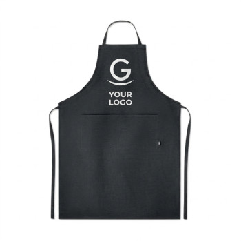 Grembiuli da cucina personalizzati - Grembiule da cucina personalizzabile in canapa 100% naturale con tasche