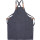 Grembiule in denim personalizzabile ImpressIon con tasche anteriori doppie