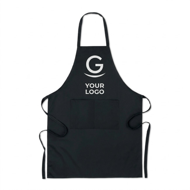 Grembiuli da cucina personalizzati - Grembiule personalizzabile in cotone organico 200gr con tasche frontali