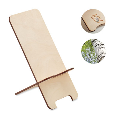 GROUW STAND - Supporto per telefono in legno