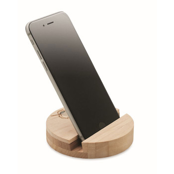 GROW ROUND STAND - Supporto per telefono in betulla