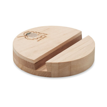 GROW ROUND STAND - Supporto per telefono in betulla