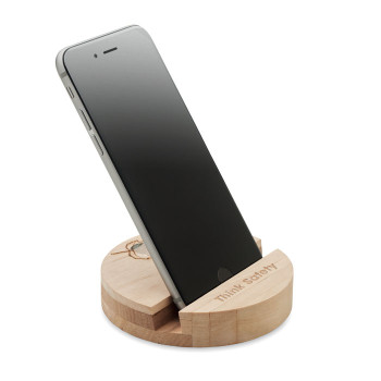 GROW ROUND STAND - Supporto per telefono in betulla