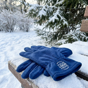 Guanti personalizzabili poliestere elasticizzato con polsino aderente taglia unica