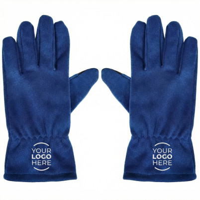 Guanti personalizzabili poliestere elasticizzato con polsino aderente taglia unica