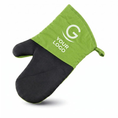 Guanto da cucina personalizzabile cotone con rivestimento gomma antiscivolo EN 407