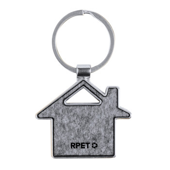 Portachiavi personalizzato con logo - gadget portachiavi aziendale - Hailton