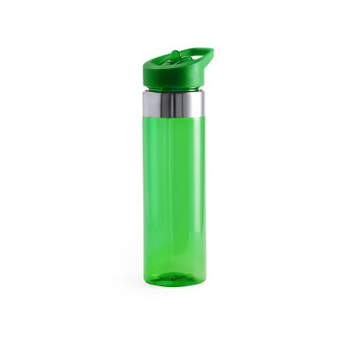 Bidone personalizzabile 650 ml tritan resistente con anello inox