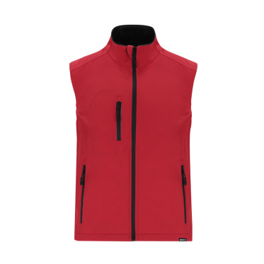 Gilet Soft Shell personalizzabile con interno micro pile polar e cintura regolabile